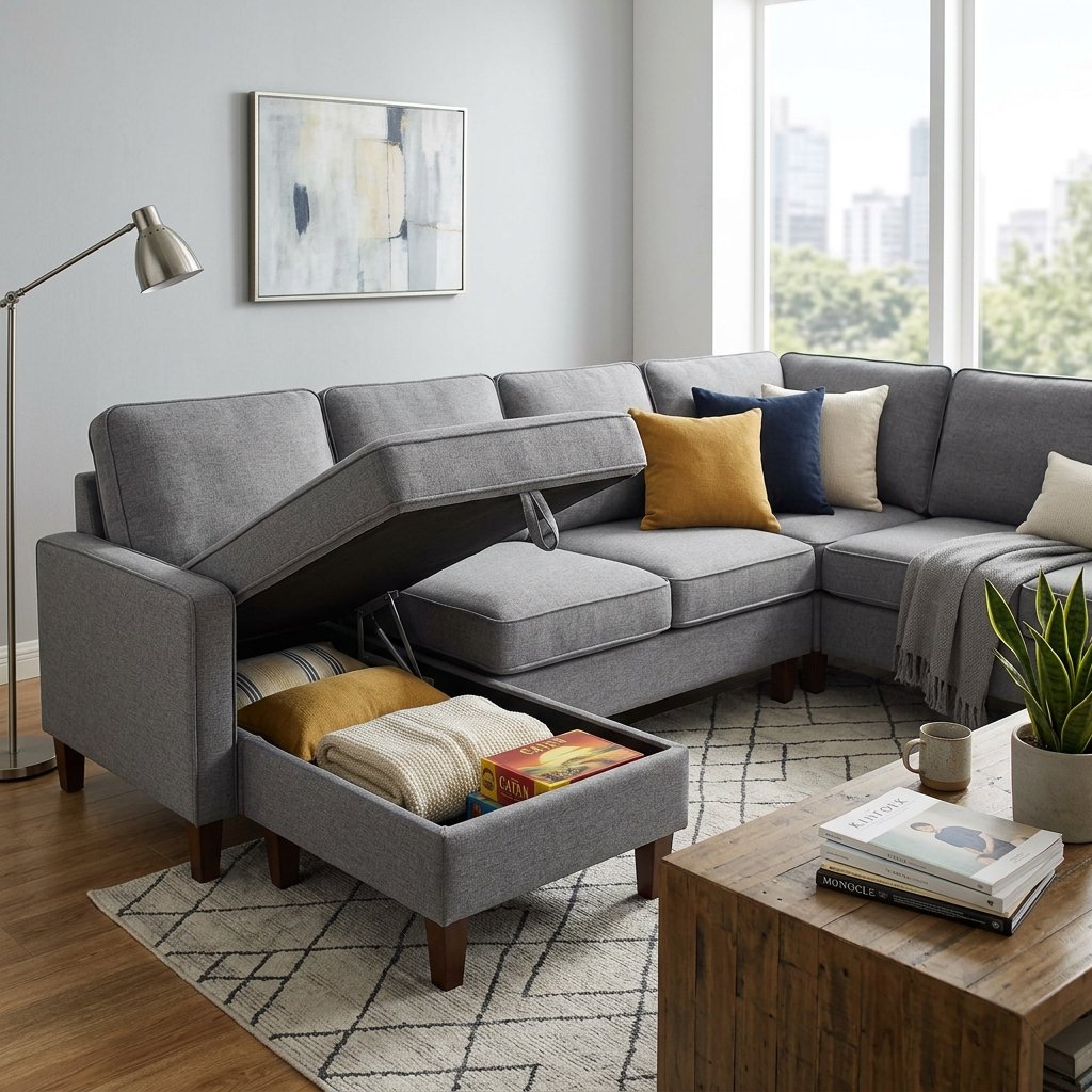 Storage Sofas with Hidden Compartments