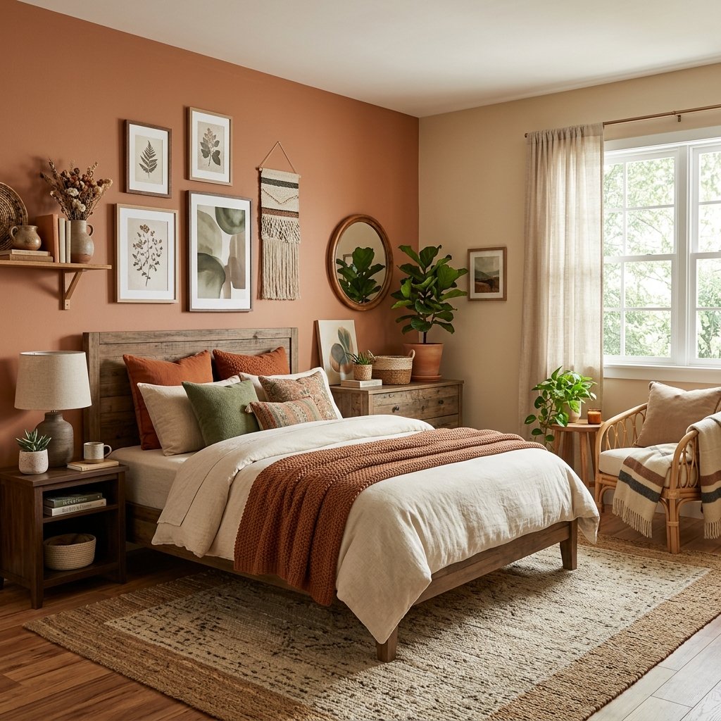 Warm Earth Tone Bedroom Ideas