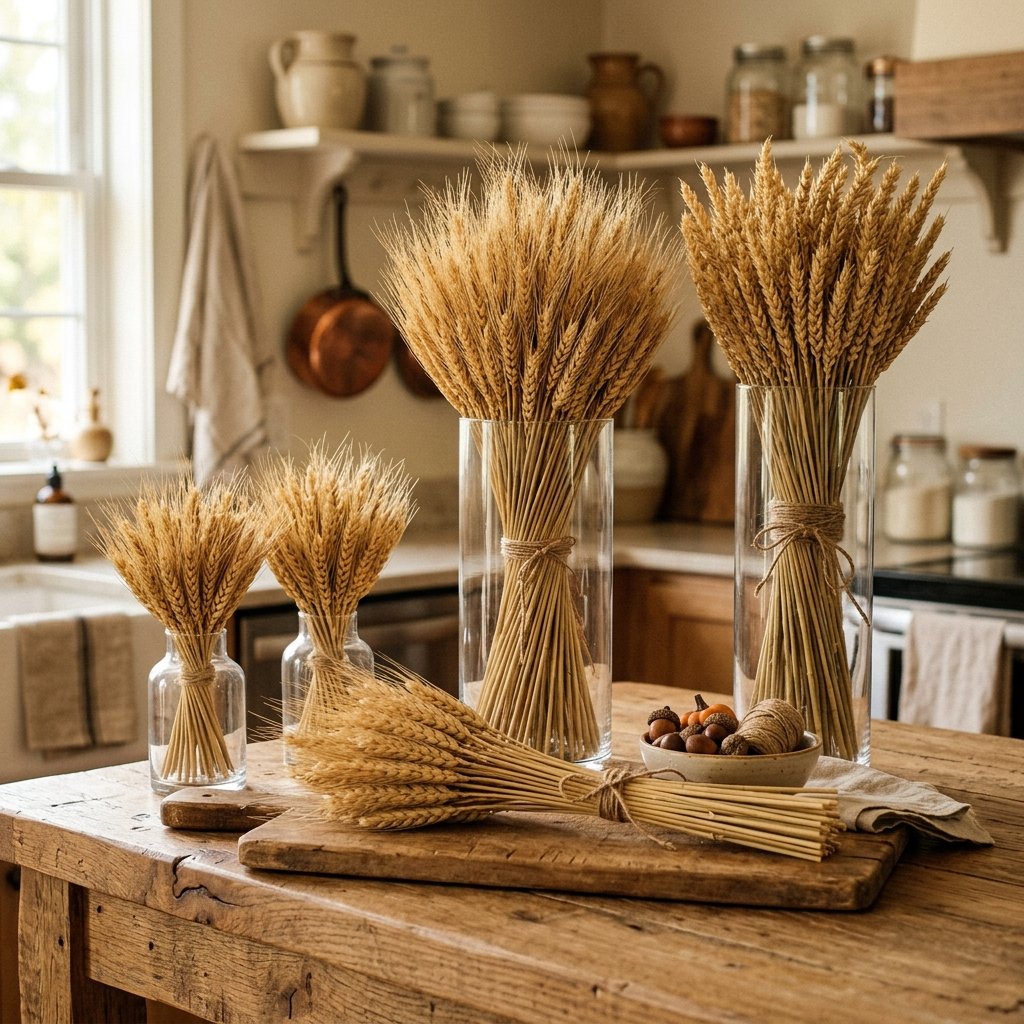 Dried Wheat and Grass Bundle Ideas