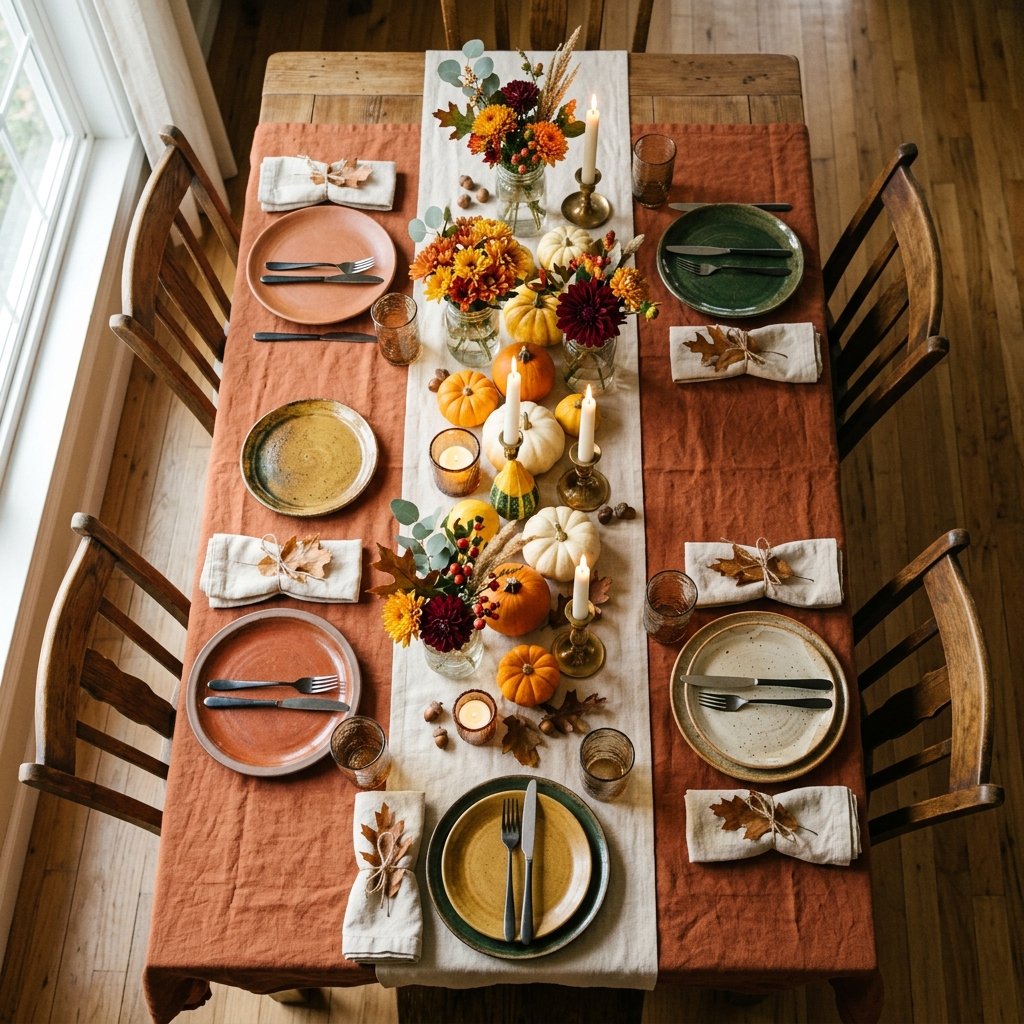 32 Fall Kitchen Decor Ideas: Transform Your Space Into Autumn's Coziest Room 3 Fall Kitchen Decor Table Ideas