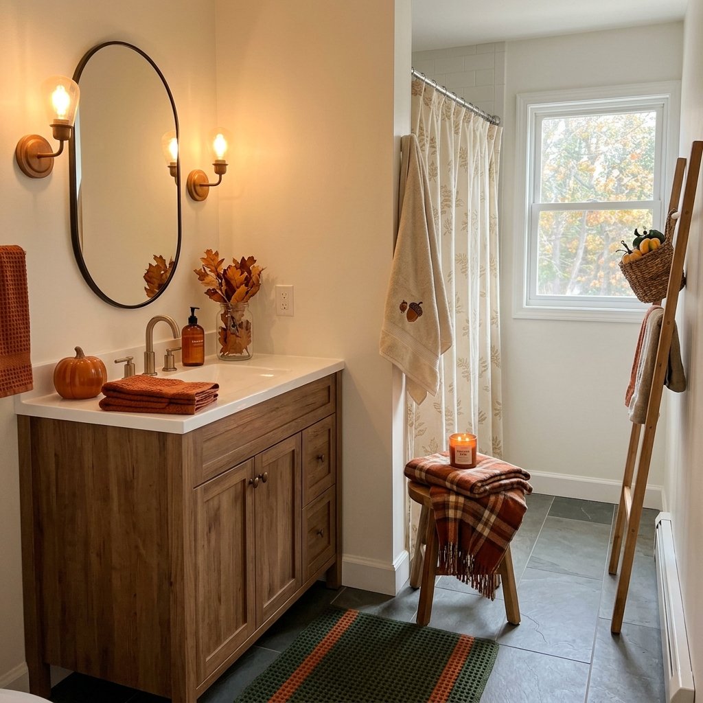 fall bathroom
