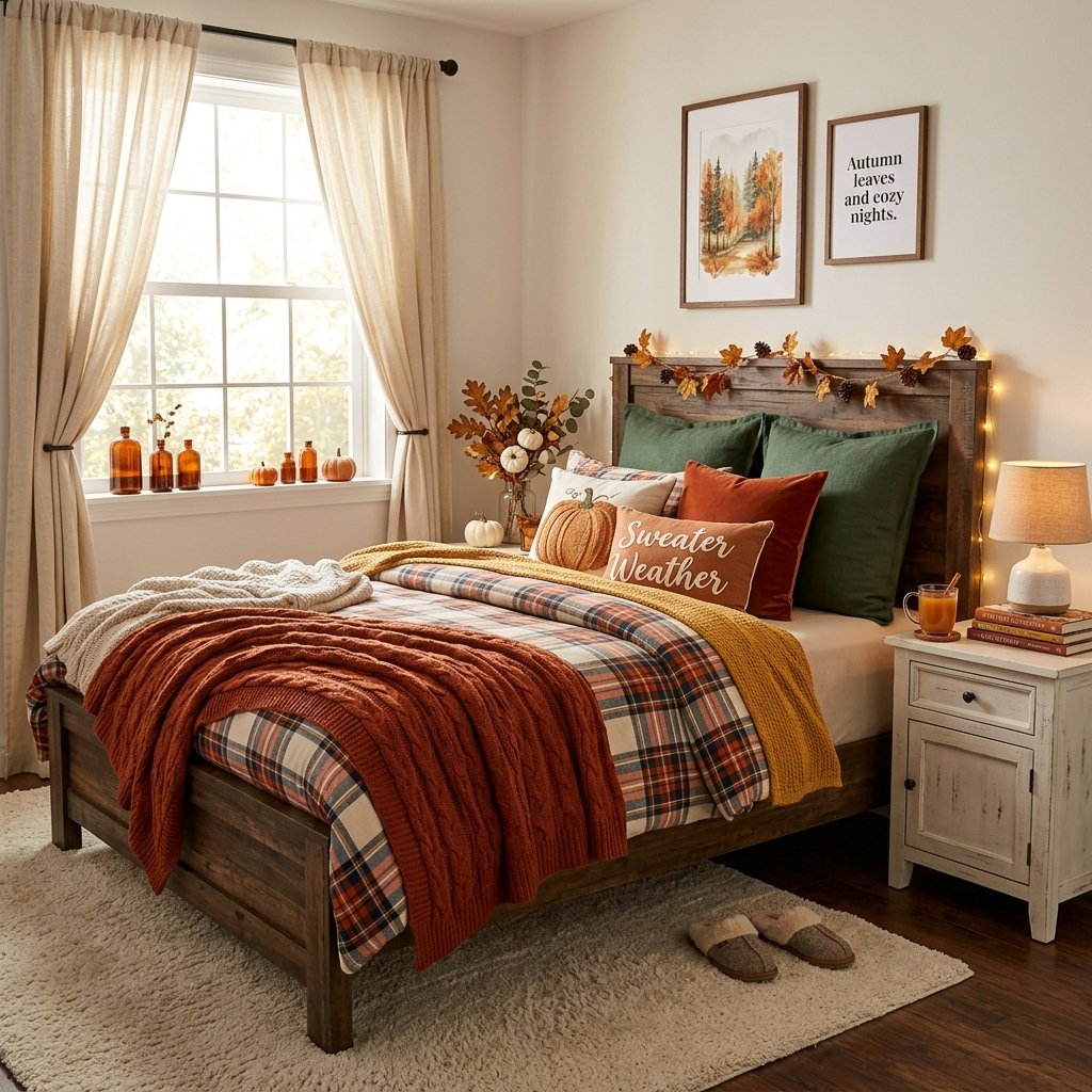 fall bedroom
