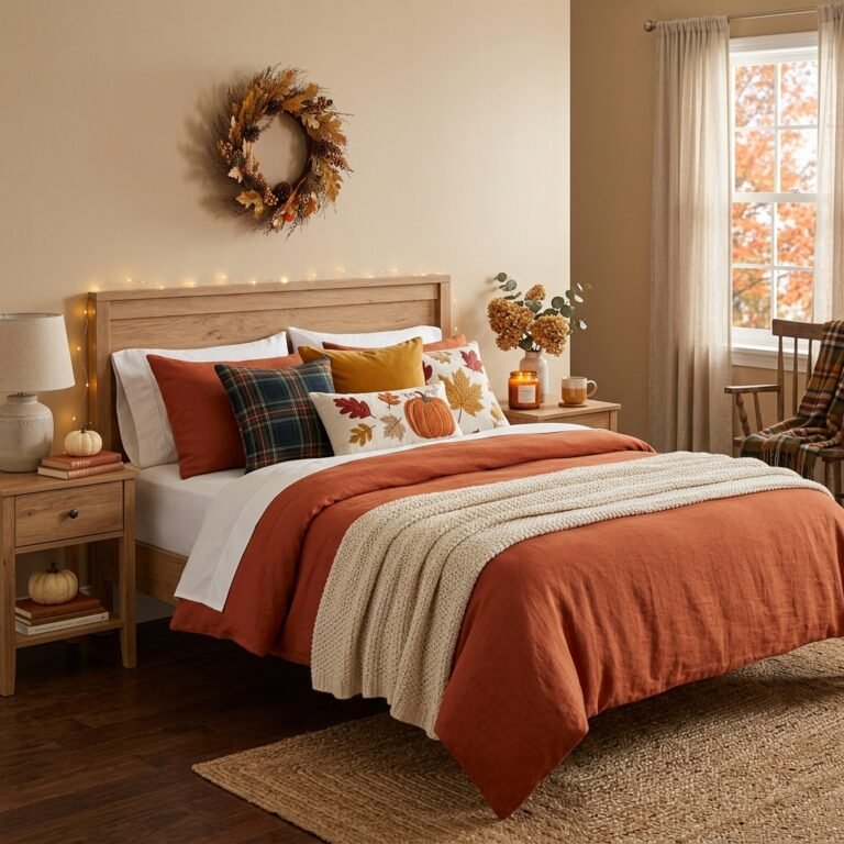 fall themed bedroom