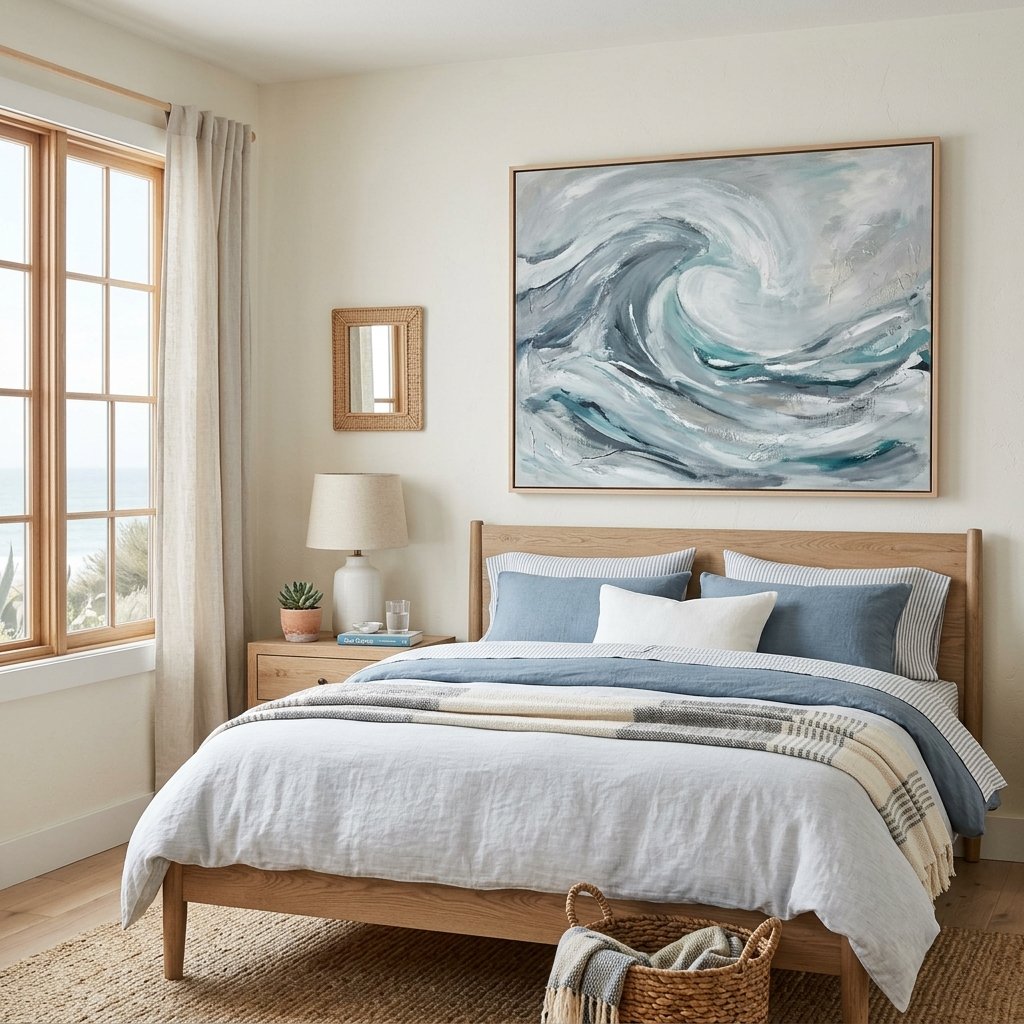 Ocean-Inspired Wall Art Idea