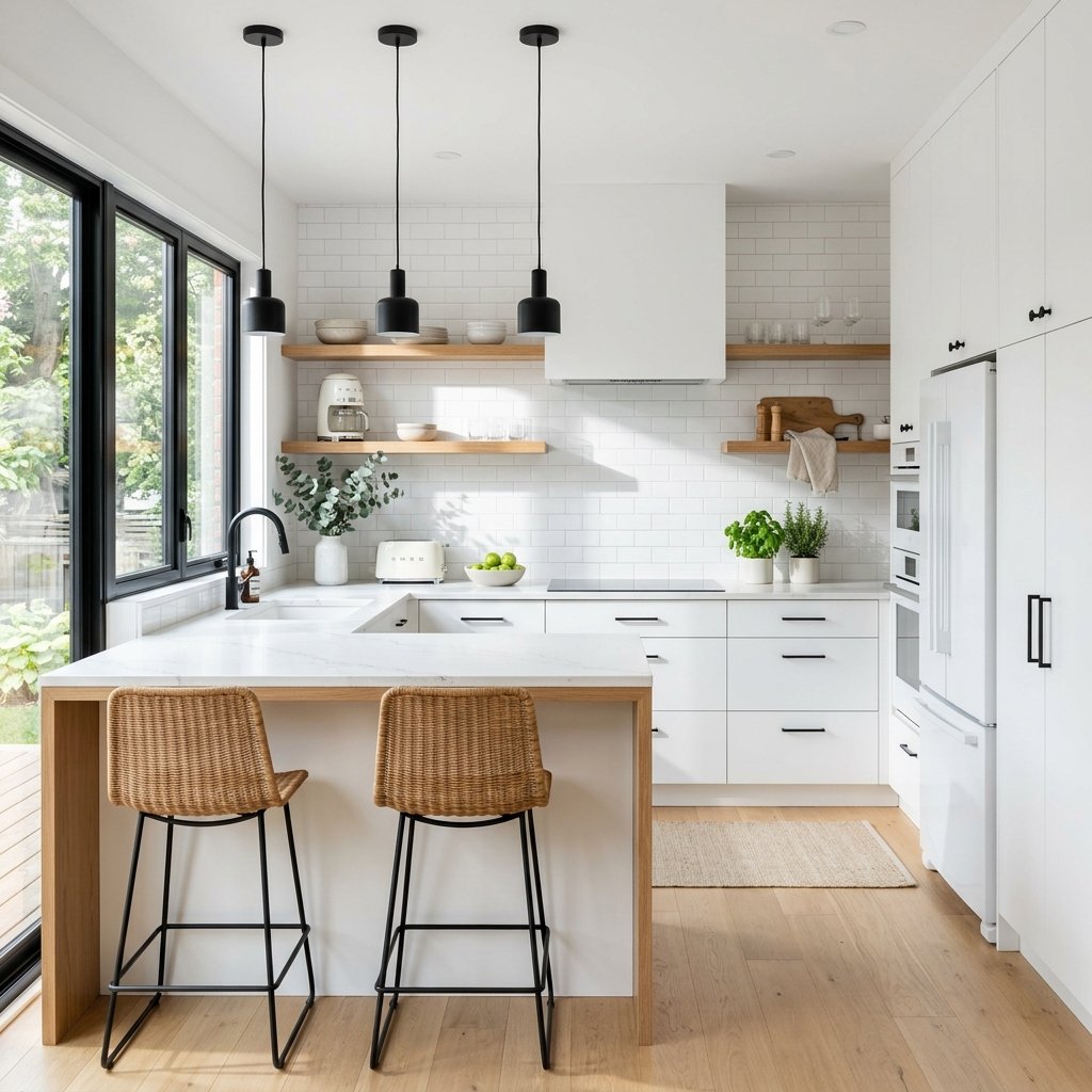 23 Modern Kitchen Color Combinations Ideas You'll Want to Pin Now 17 Monochromatic White Kitchen Ideas