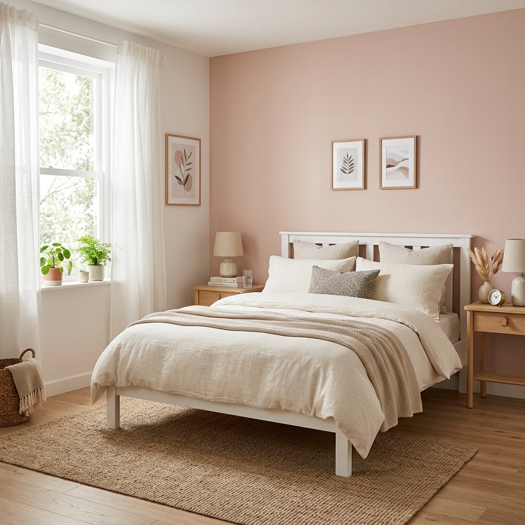 29 Pink Bedroom Ideas: Dreamy Looks for Every Style 2 Blush Pink Accent Wall Ideas