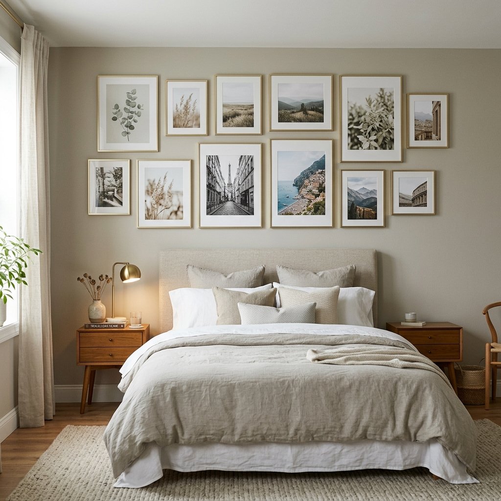 25 Dreamy Gallery Wall Decor Ideas to Save & Try Today 9 Living Room Gallery Wall Decor Ideas