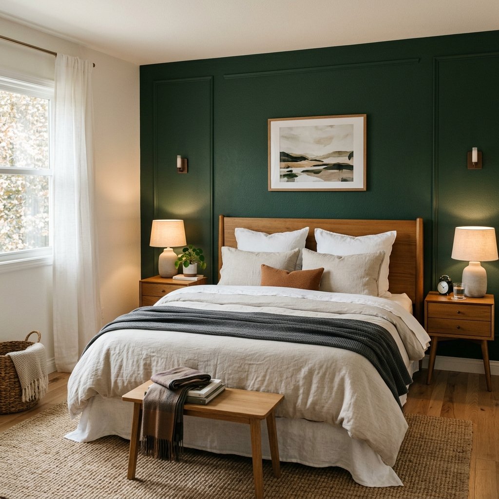 27 Luxurious Bedroom Ideas: Cozy, Glam & Modern Inspiration 13 Accent Wall Ideas