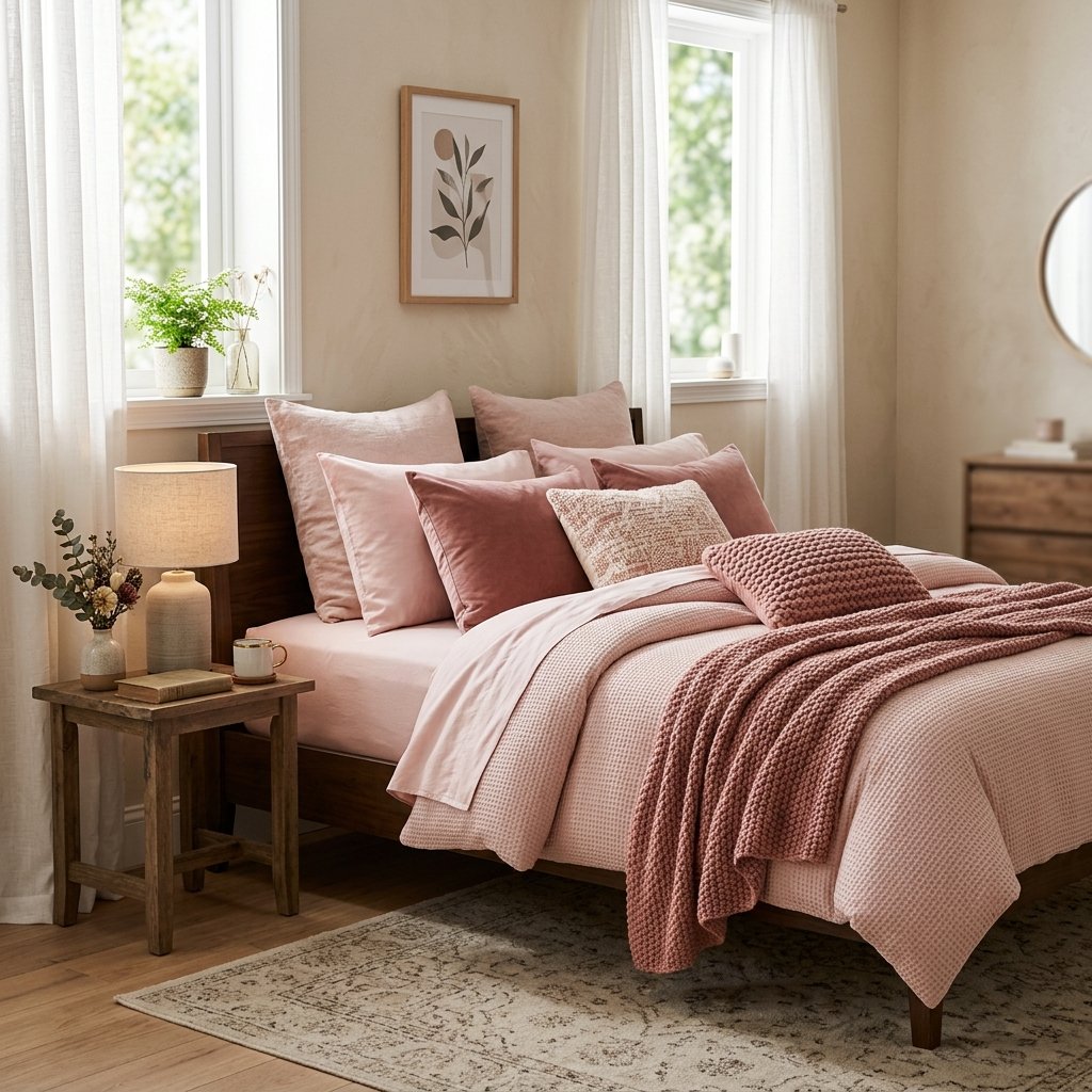 29 Pink Bedroom Ideas: Dreamy Looks for Every Style 24 Pink Bedding Bedroom Ideas