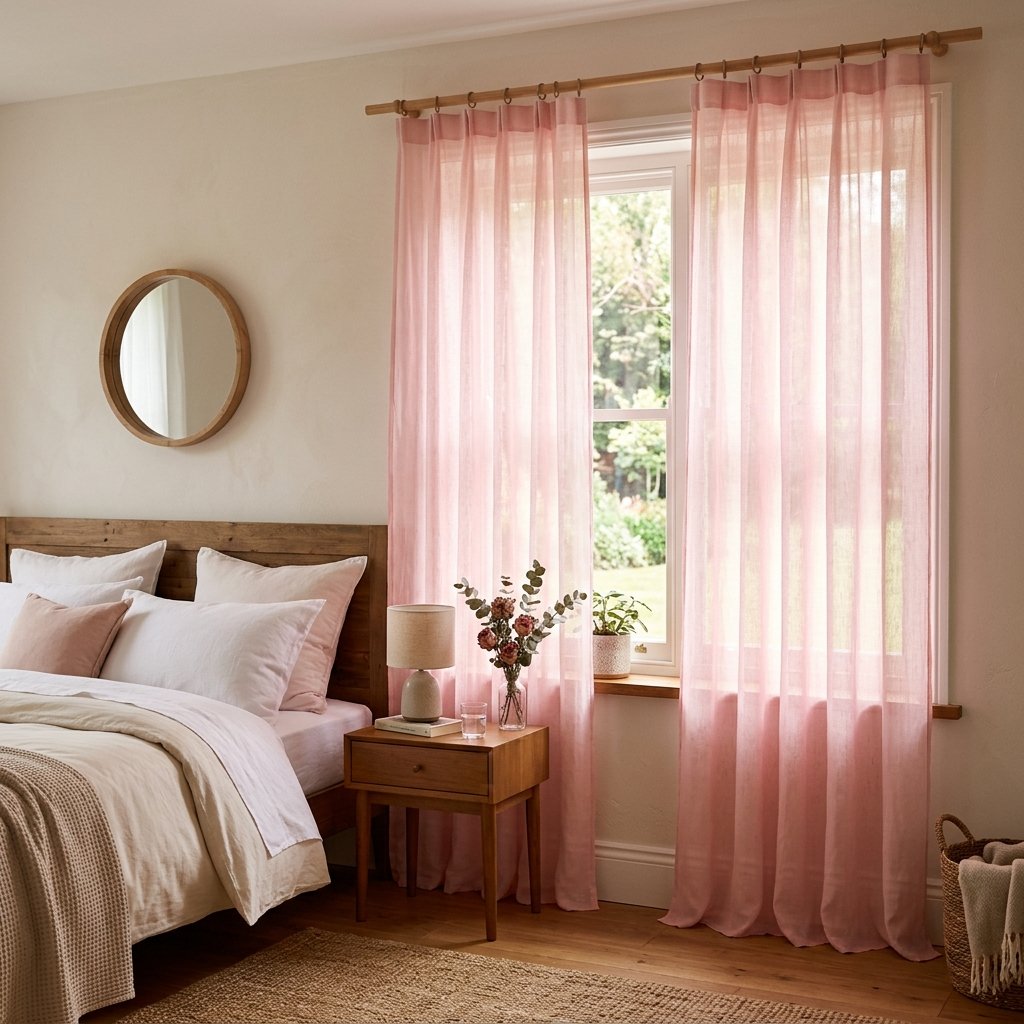 29 Pink Bedroom Ideas: Dreamy Looks for Every Style 23 Pink Curtain Bedroom Ideas