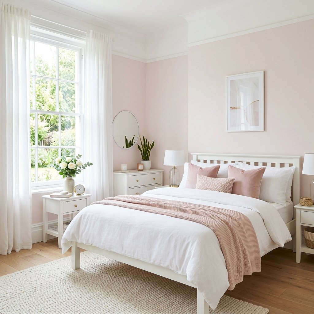 29 Pink Bedroom Ideas: Dreamy Looks for Every Style 5 Pink and White Bedroom Ideas