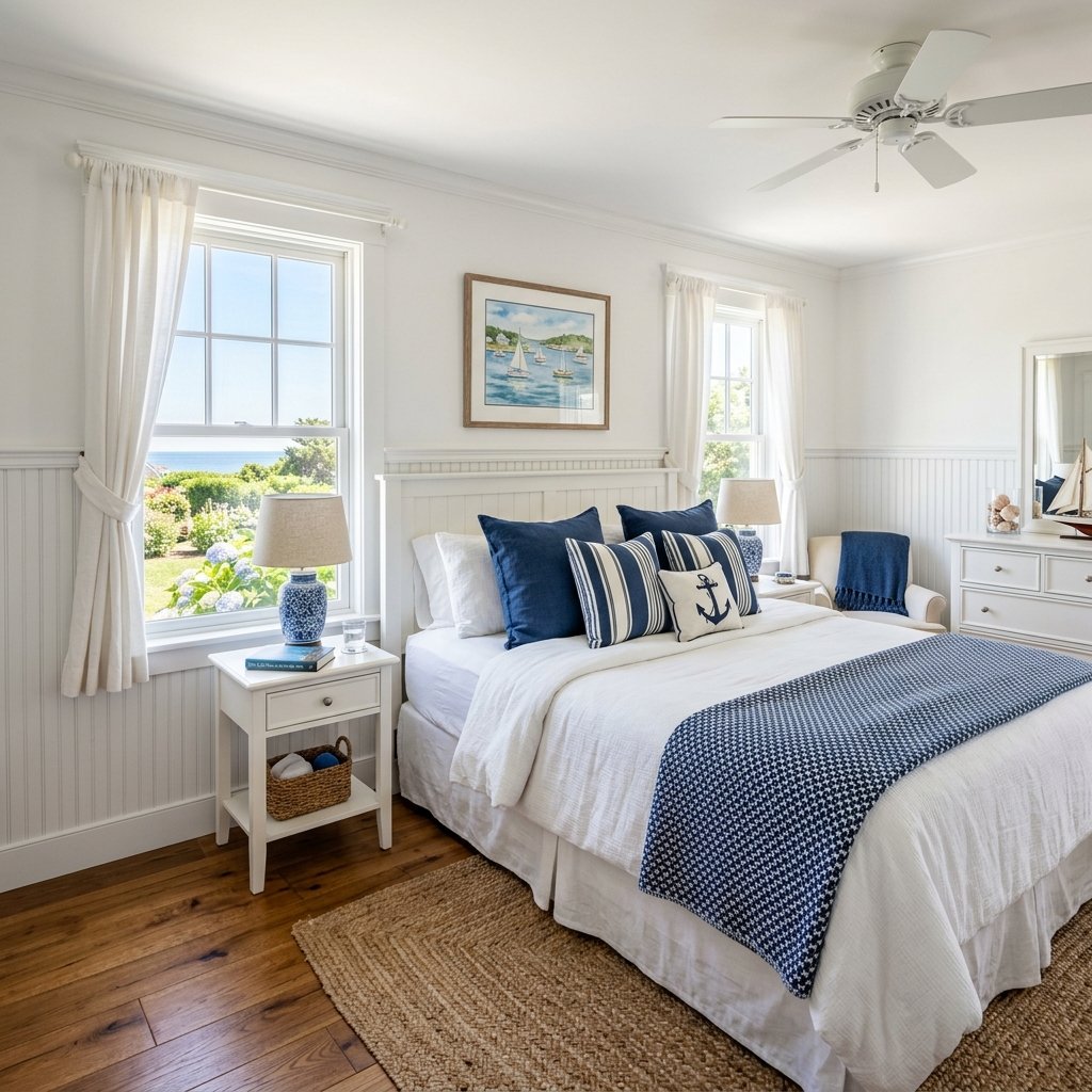 Cape Cod Inspired Bedroom Idea