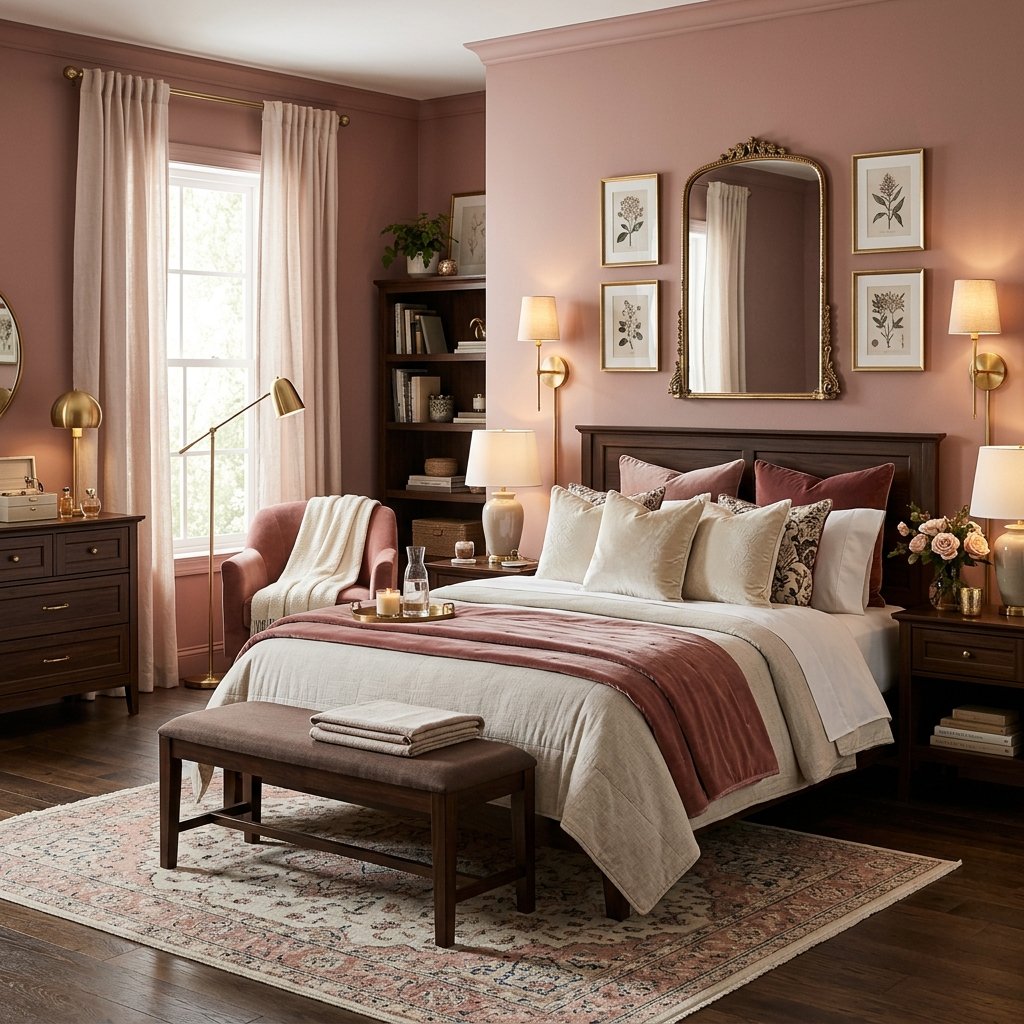 29 Pink Bedroom Ideas: Dreamy Looks for Every Style 3 Dusty Rose Bedroom Ideas