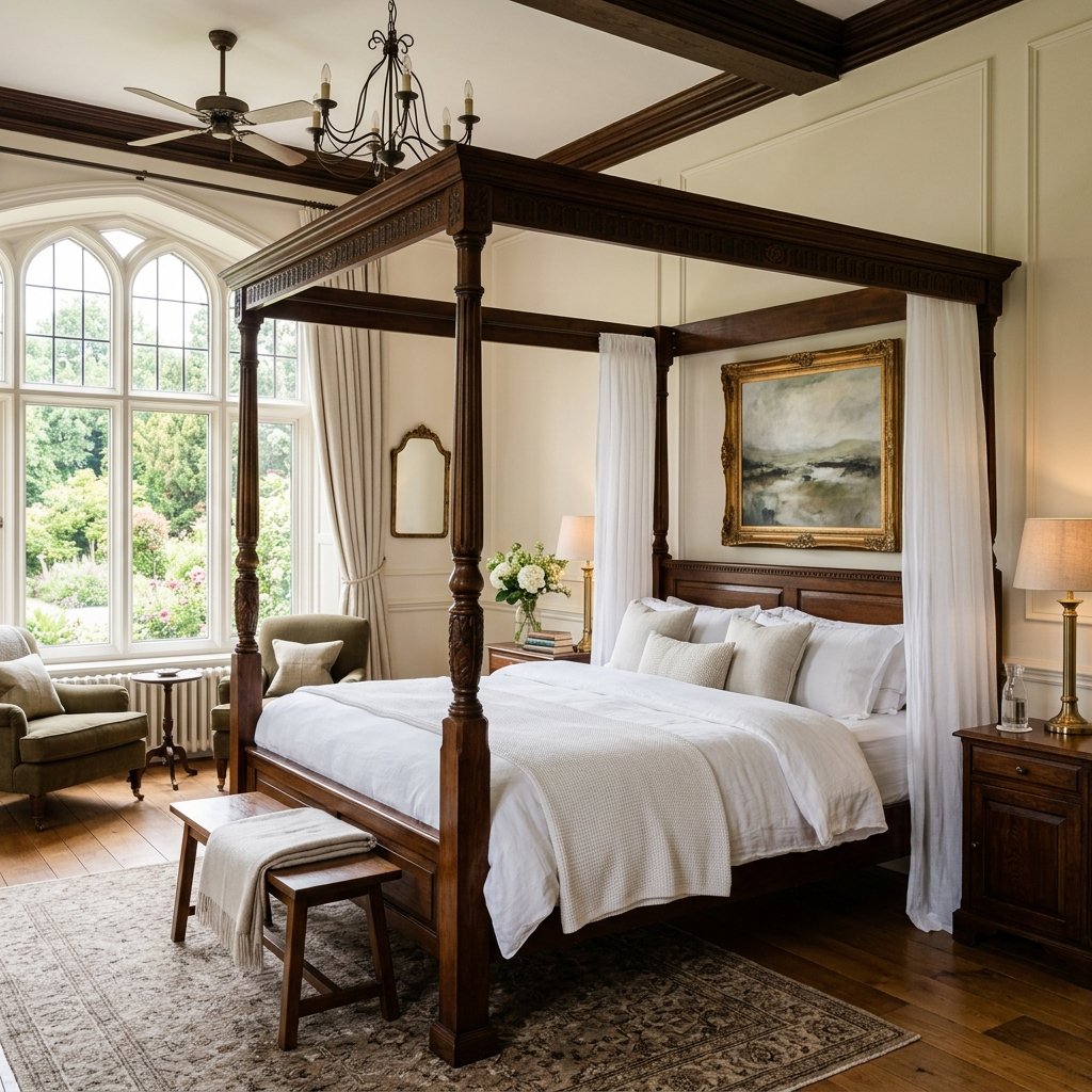 27 Luxurious Bedroom Ideas: Cozy, Glam & Modern Inspiration 3 Four-Poster Bed Ideas
