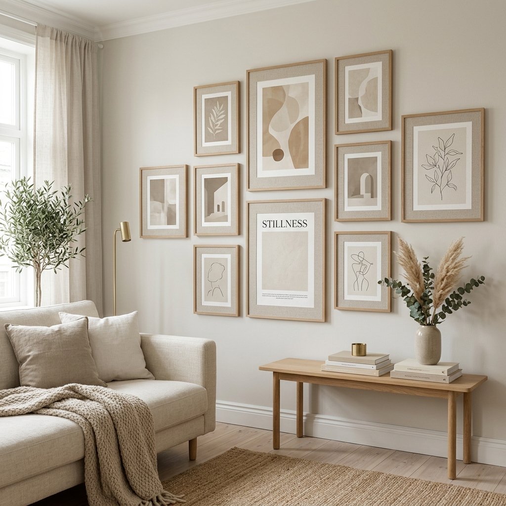 25 Dreamy Gallery Wall Decor Ideas to Save & Try Today 25 Neutral Gallery Wall Ideas