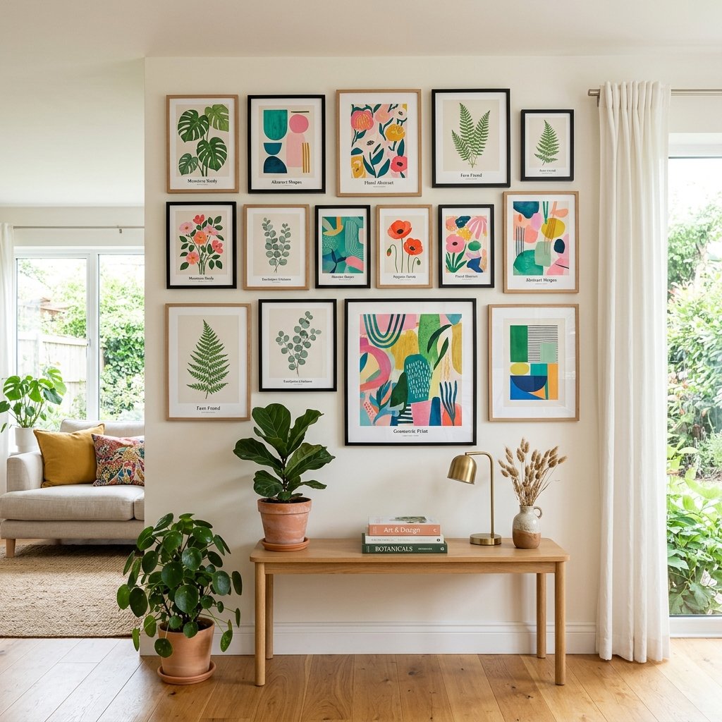 25 Dreamy Gallery Wall Decor Ideas to Save & Try Today 19 Gallery Wall Decor Art Print Ideas