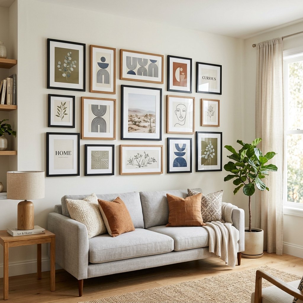25 Dreamy Gallery Wall Decor Ideas to Save & Try Today 22 Gallery Wall Frame Set Ideas