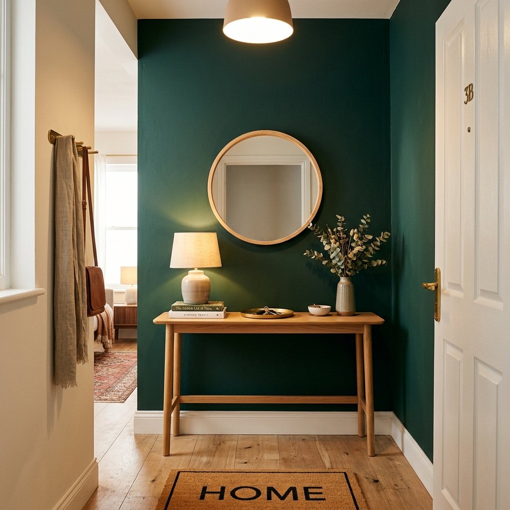 34 Flat Entrance Decor Ideas That Make Tiny Spaces Feel Huge 8 Accent Wall Color Ideas