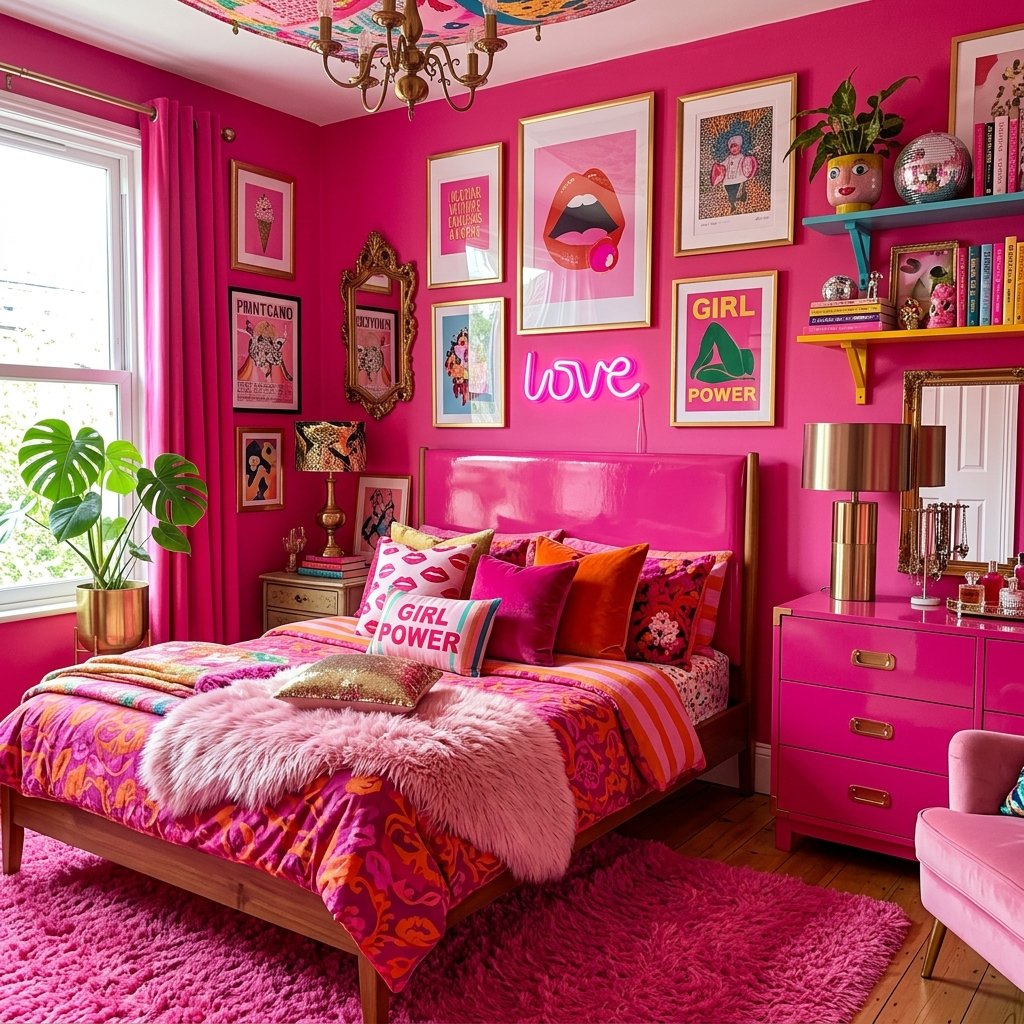 29 Pink Bedroom Ideas: Dreamy Looks for Every Style 10 Barbiecore Bedroom Ideas