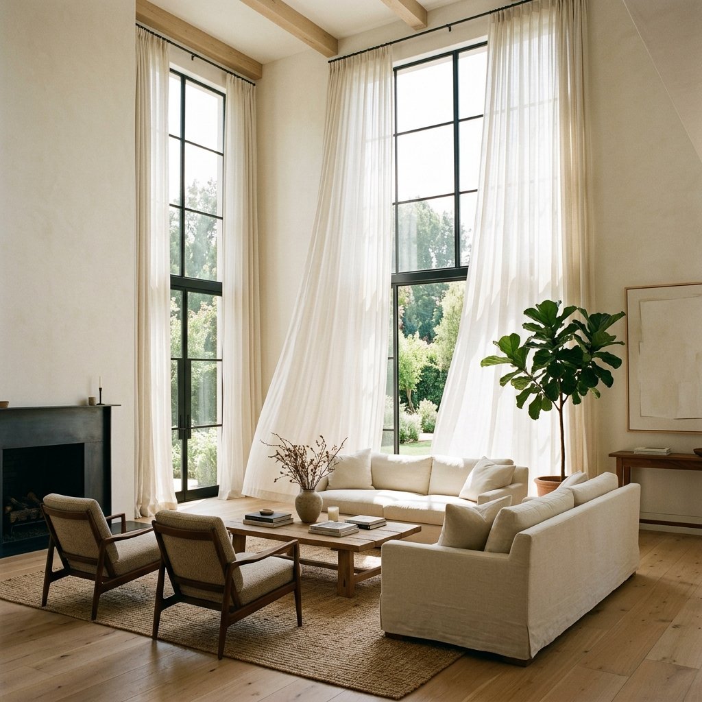 27 Curtains Living Room Ideas: Cozy, Bold & Beautiful Looks 26 Floor-to-Ceiling Curtains Living Room Ideas