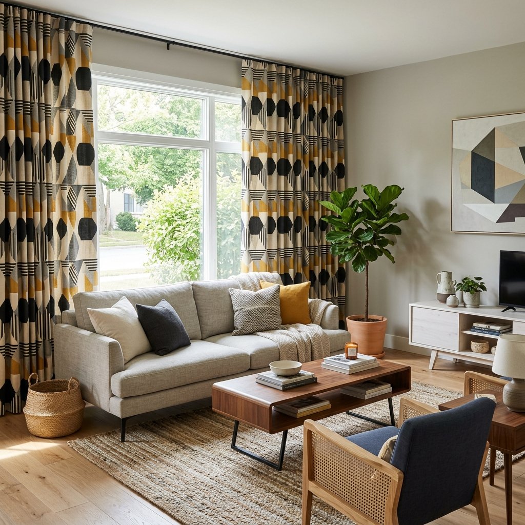 27 Curtains Living Room Ideas: Cozy, Bold & Beautiful Looks 12 Patterned Living Room Ideas