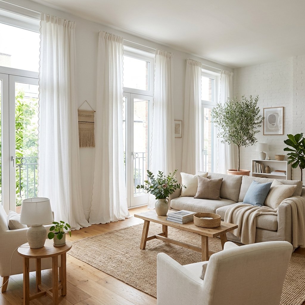27 Curtains Living Room Ideas: Cozy, Bold & Beautiful Looks 16 White Living Room Ideas