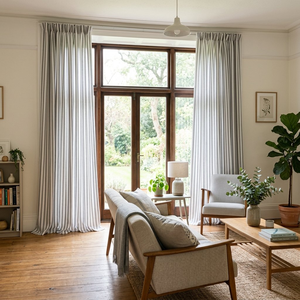 27 Curtains Living Room Ideas: Cozy, Bold & Beautiful Looks 13 Striped Curtains Living Room Ideas