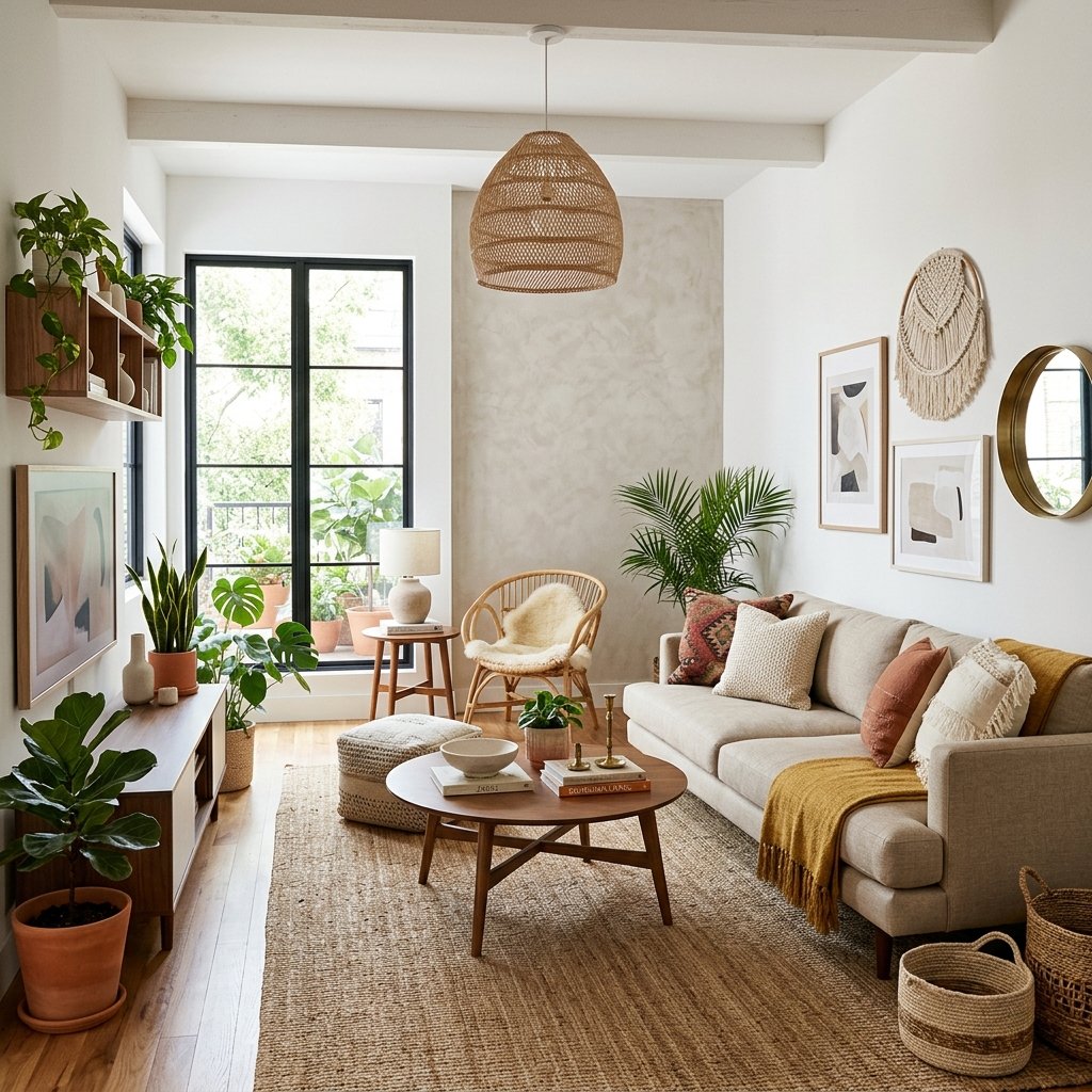 27 Dreamy Cozy Boho Living Room Ideas to Save & Try Today 27 Modern Boho Living Room Ideas