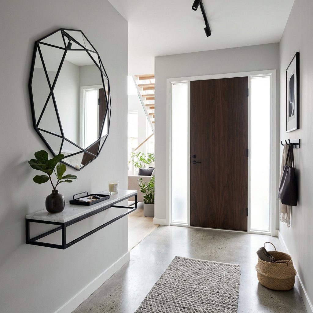 34 Flat Entrance Decor Ideas That Make Tiny Spaces Feel Huge 35 Modern Entryway Styling Ideas