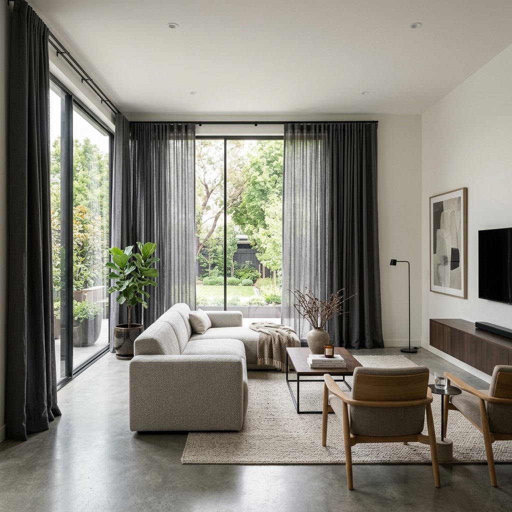 27 Curtains Living Room Ideas: Cozy, Bold & Beautiful Looks 3 Modern Curtains Living Room Ideas