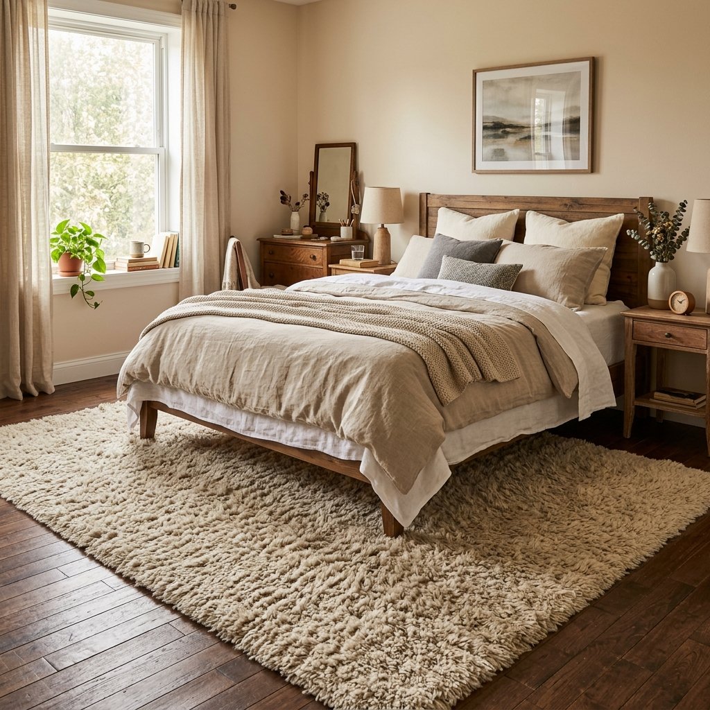 27 Luxurious Bedroom Ideas: Cozy, Glam & Modern Inspiration 12 Plush Area Rug Ideas