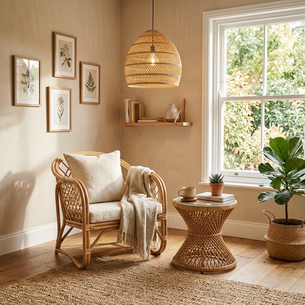 27 Dreamy Cozy Boho Living Room Ideas to Save & Try Today 5 Rattan Furniture Styling Ideas