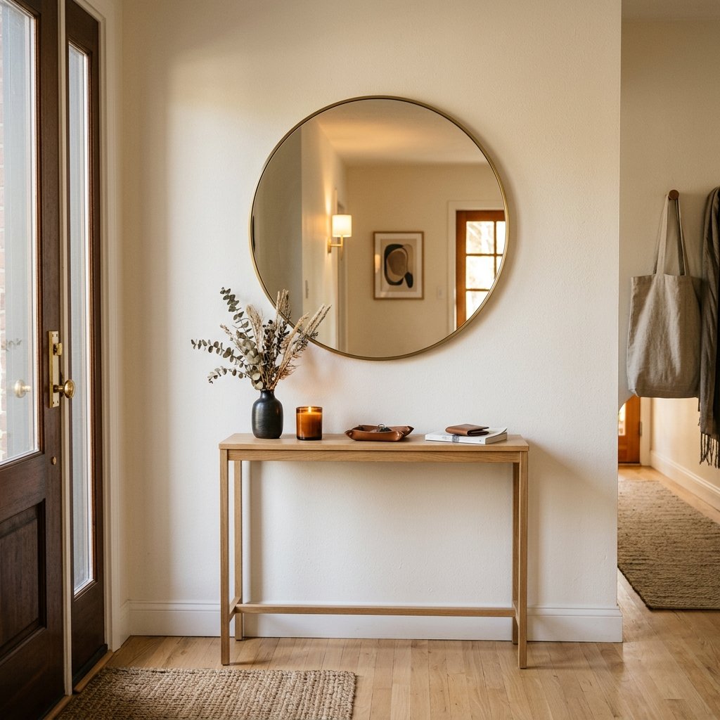 34 Flat Entrance Decor Ideas That Make Tiny Spaces Feel Huge 3 Wall Mirror Placement Ideas