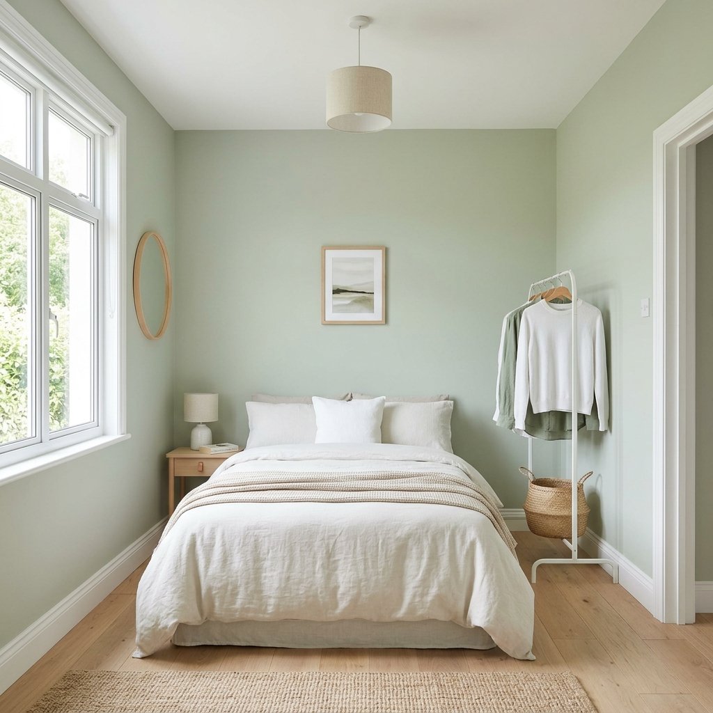 33 Sage Green Bedroom Ideas You'll Want to Pin Now 10 Light Sage Green Bedroom Idea