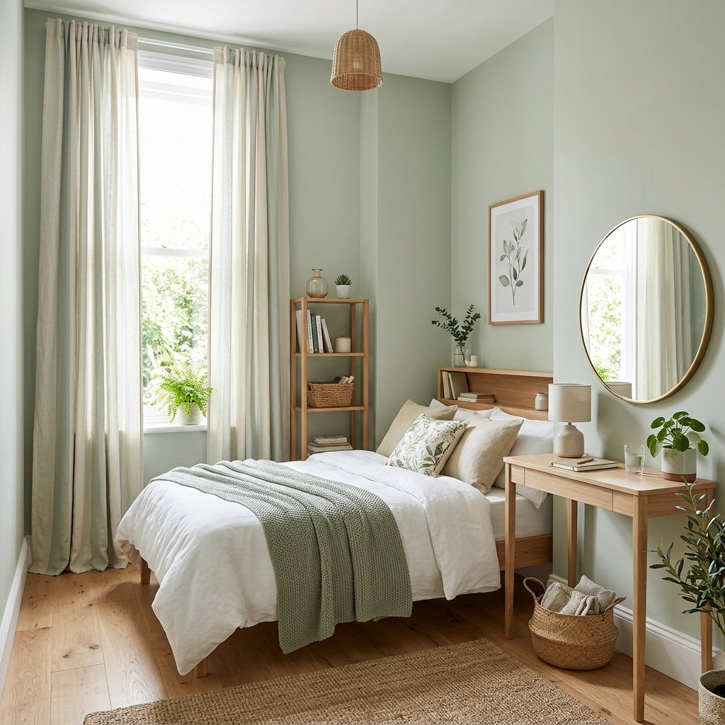 33 Sage Green Bedroom Ideas You'll Want to Pin Now 25 Small Sage Green Bedroom Idea
