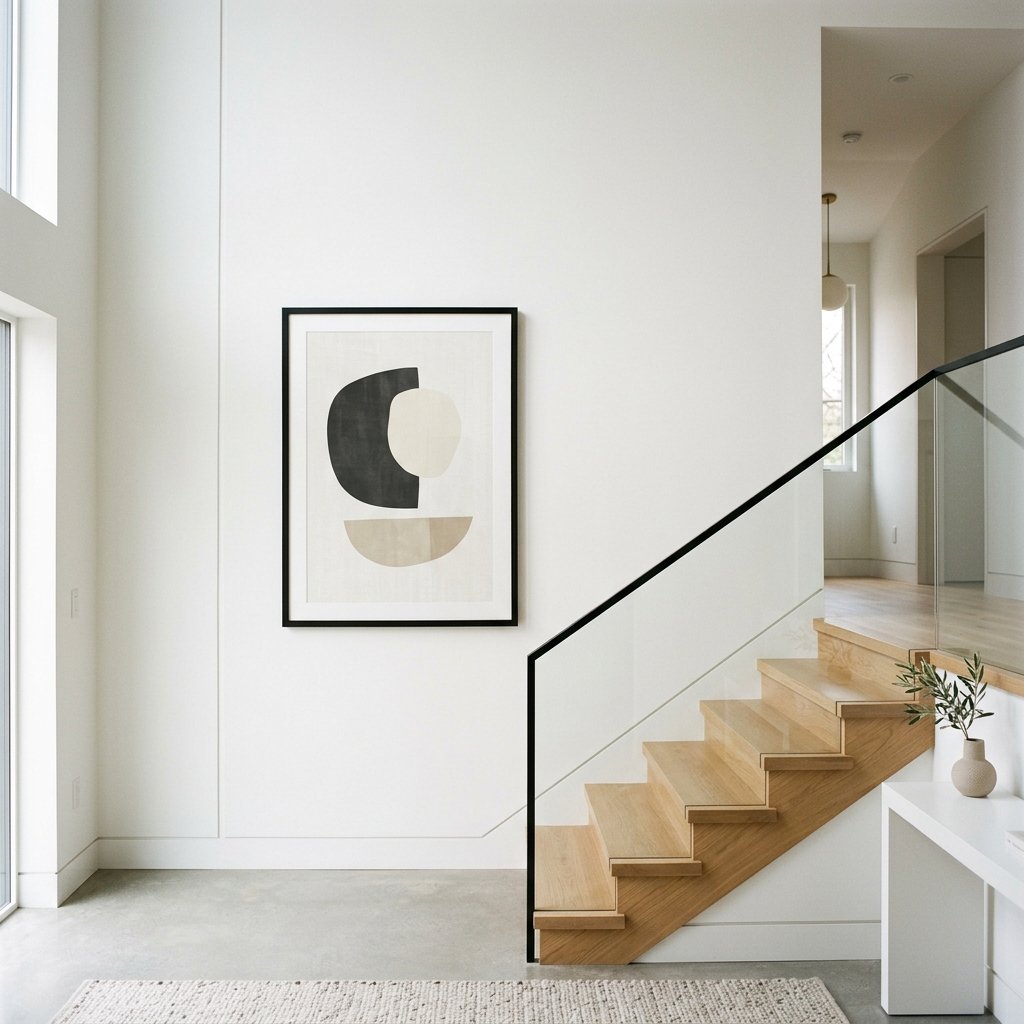Minimalist Staircase Wall Ideas