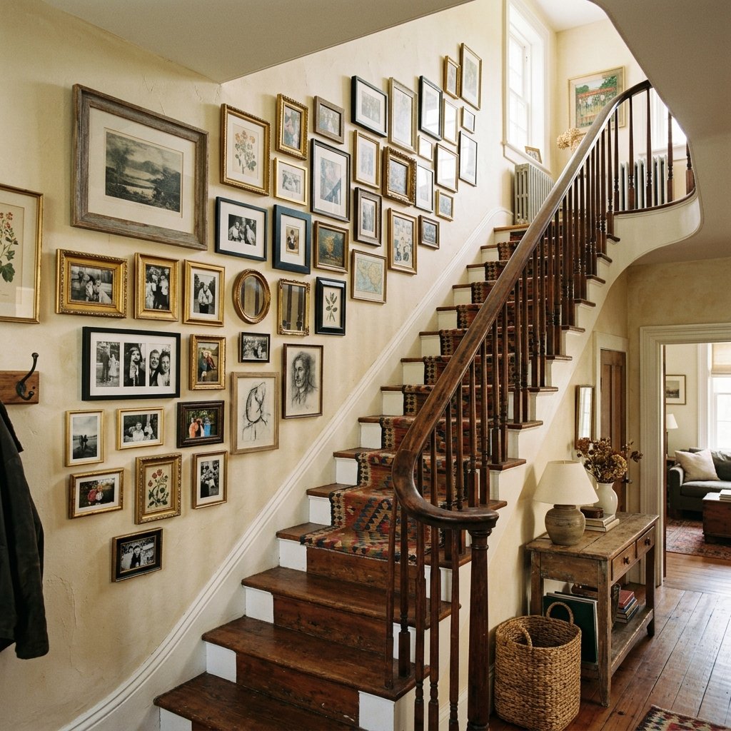 Asymmetrical Staircase Gallery Ideas