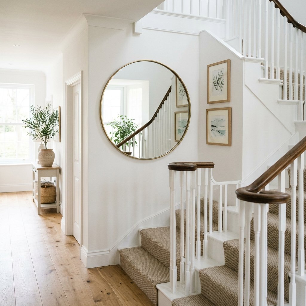 Staircase Mirror Wall Ideas
