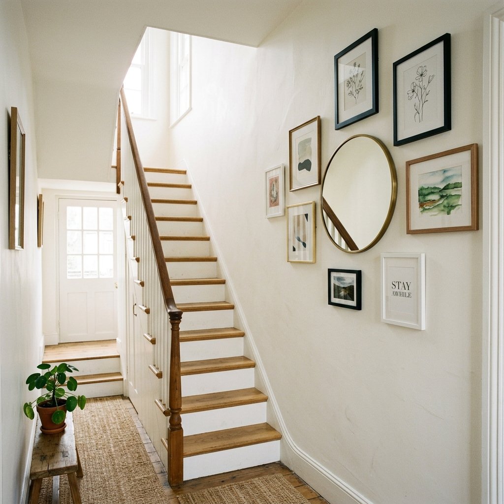 Staircase Wall for Small Spaces Ideas