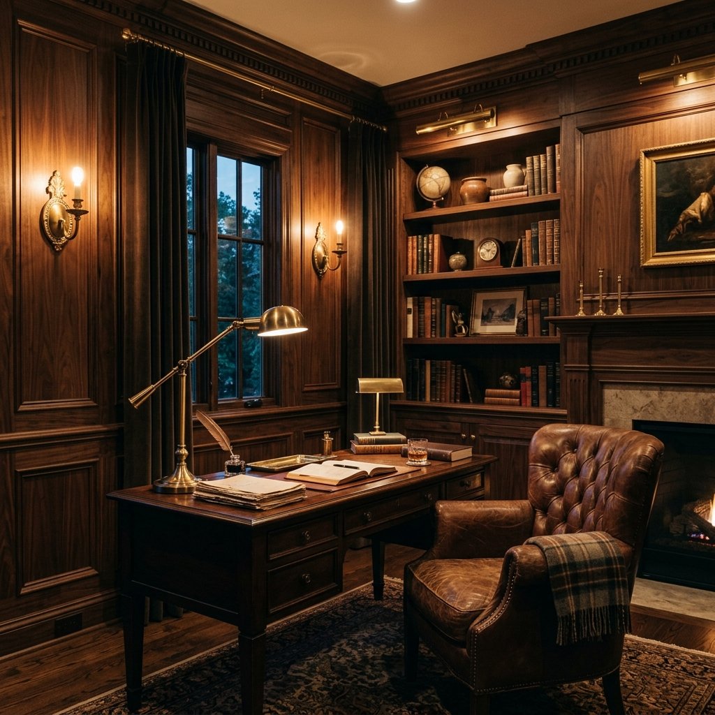 Dark Wood Wall Panelling Ideas