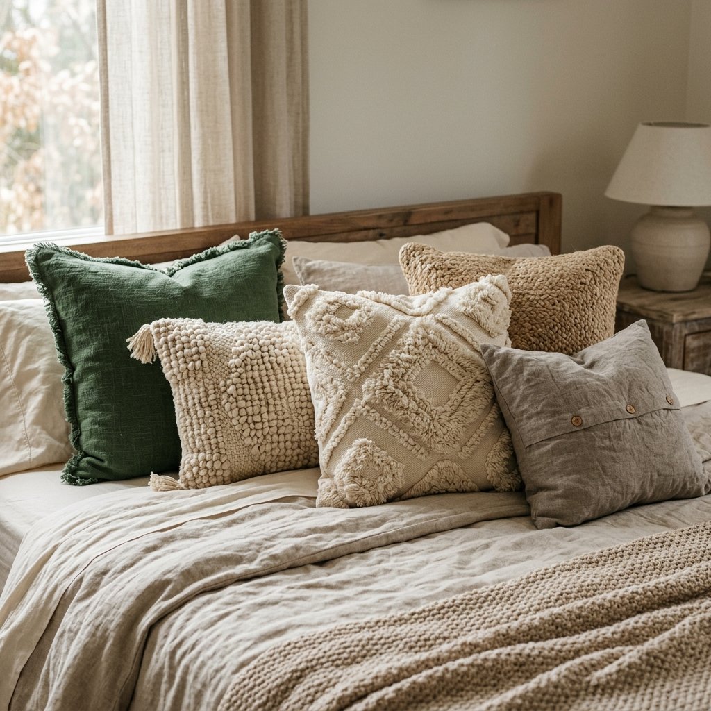 Textured Throw Pillow Idea