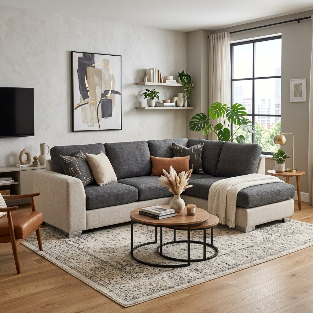 Two-Tone Sofa Ideas