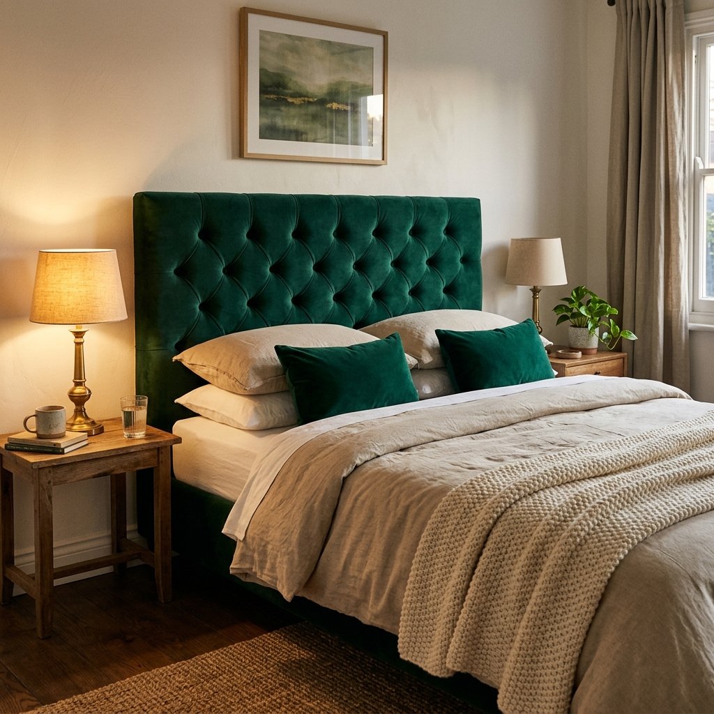 27 Luxurious Bedroom Ideas: Cozy, Glam & Modern Inspiration 2 Velvet Headboard Ideas