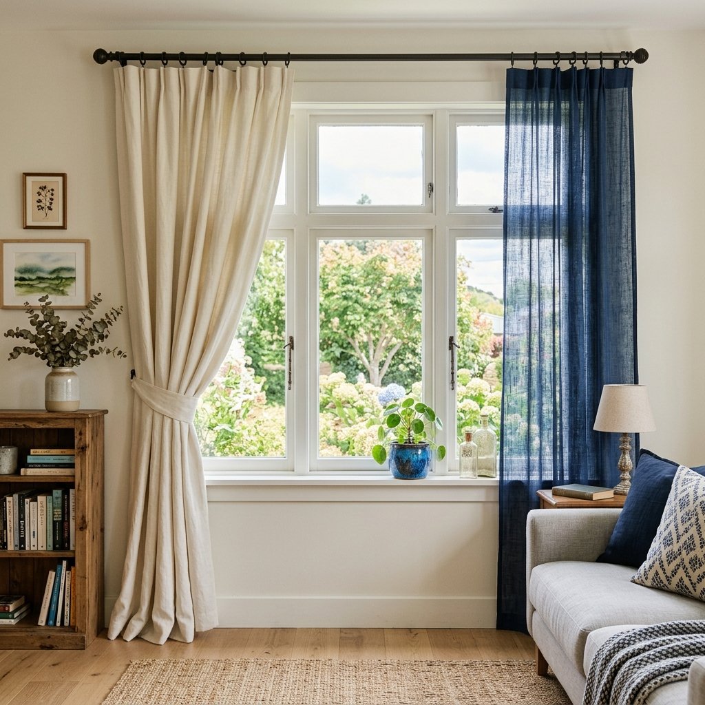27 Curtains Living Room Ideas: Cozy, Bold & Beautiful Looks 15 Two-Tone Living Room Ideas