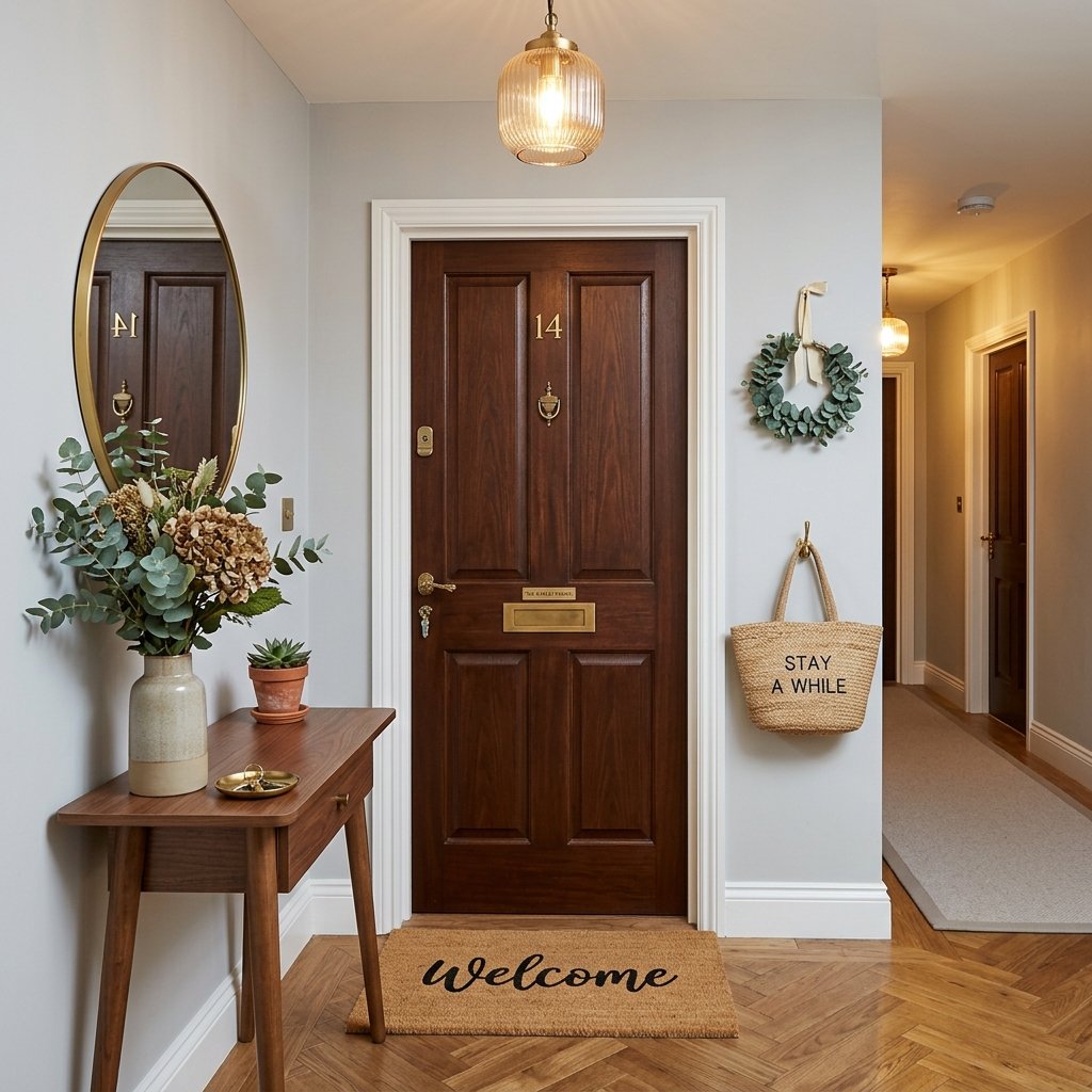 34 Flat Entrance Decor Ideas That Make Tiny Spaces Feel Huge 36 Renter-Friendly Entrance Decor Ideas