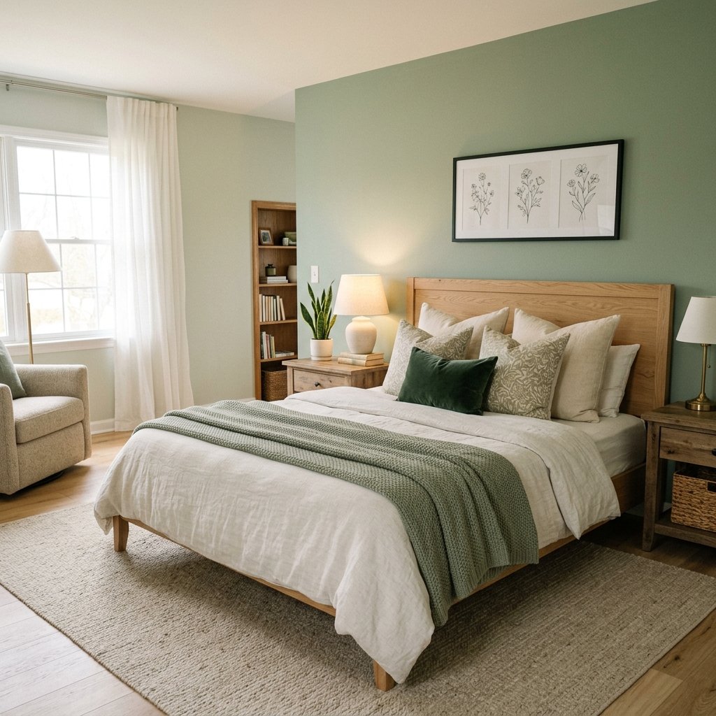 33 Sage Green Bedroom Ideas You'll Want to Pin Now 1 sage green bedroom