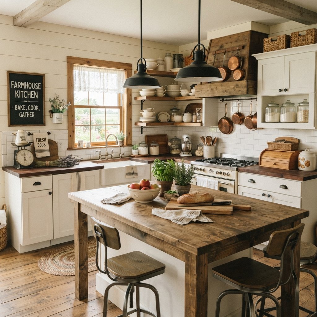 farmhouse kitchen decor