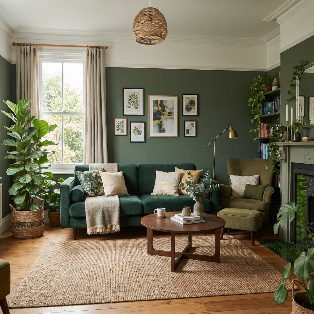 green living room