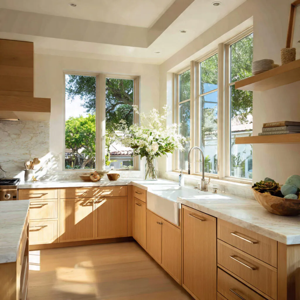 Reeded Wood Details