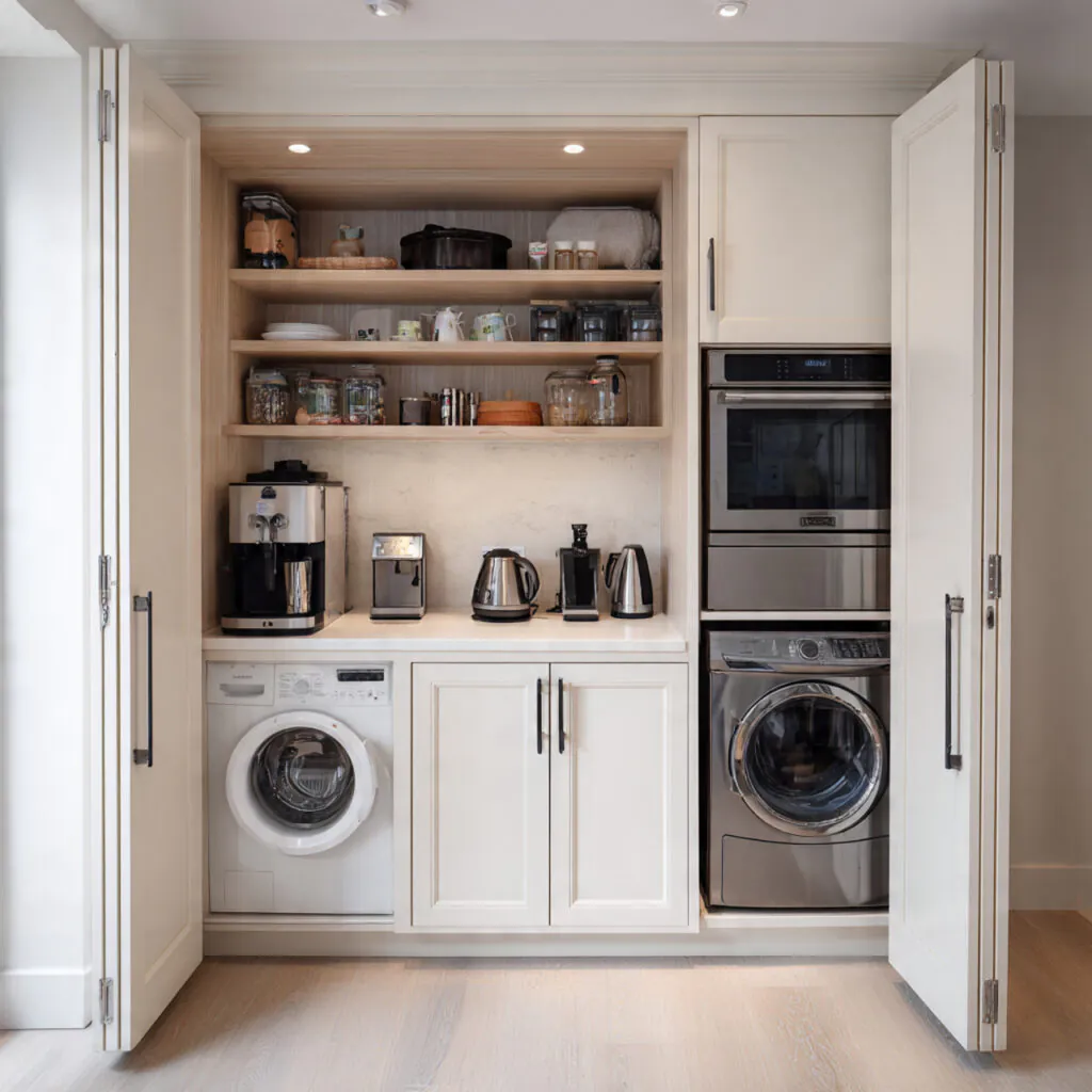 Pantry with Appliance Storage Ideas